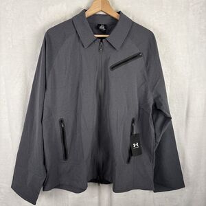 Under Armour Unstoppable Vent Men's Gray Full Zip Jacket Size Large NWT